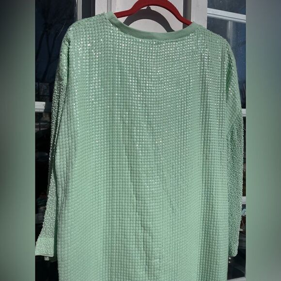 Anthropologie Let Me Be Sequin Shift Mini Dress NWT - Picture 14 of 15